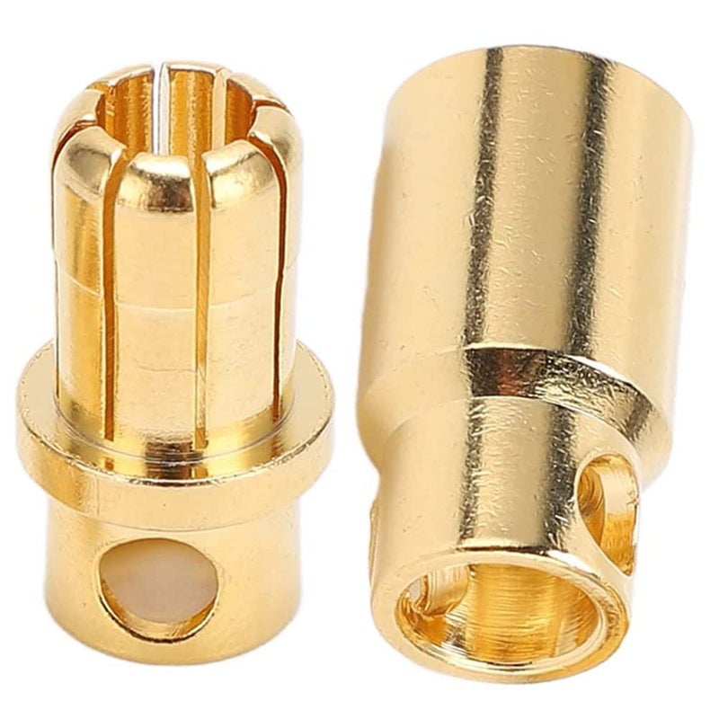 NObranded 20 Pairs 8.0mm Male Female Bullet Connector Plug Heavy Duty for RC Lipo Power Wire Connector - Image 3